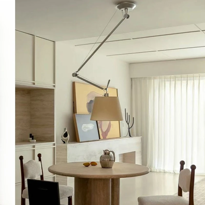 Italian Tolomeo medieval rocker arm restaurant chandelier designer bedroom removable study hanging lamp