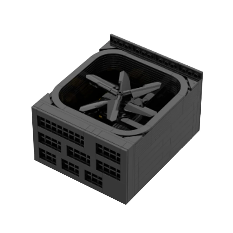 Moc Pc Gamer Voeding Technisch Model Bouwstenen Diy Desktop Computer Voeding Bakstenen Kinderen Speelgoed Kerstcadeau