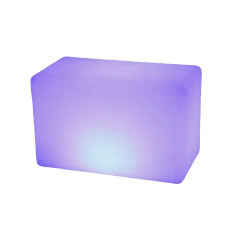 Outdoor luminous stools, shopping malls, public areas, rest and waiting chairs, row chairs, community squares, creative leisure