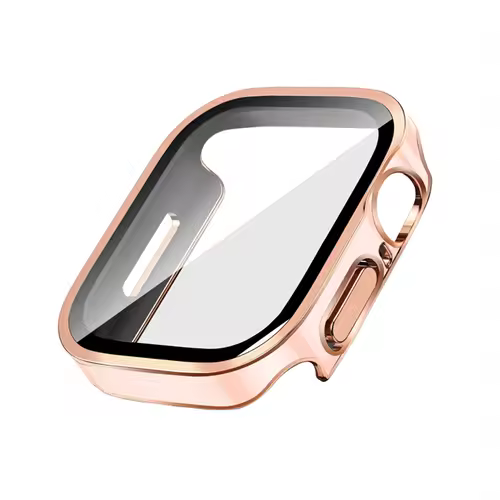 Glass+Case For Apple Watch 42 46mm 45mm 41 49 44mm 40 mm straight edge Screen Protector Cover Case iWatch SE 6 7 8 9 10 11 Ultra - Image 31