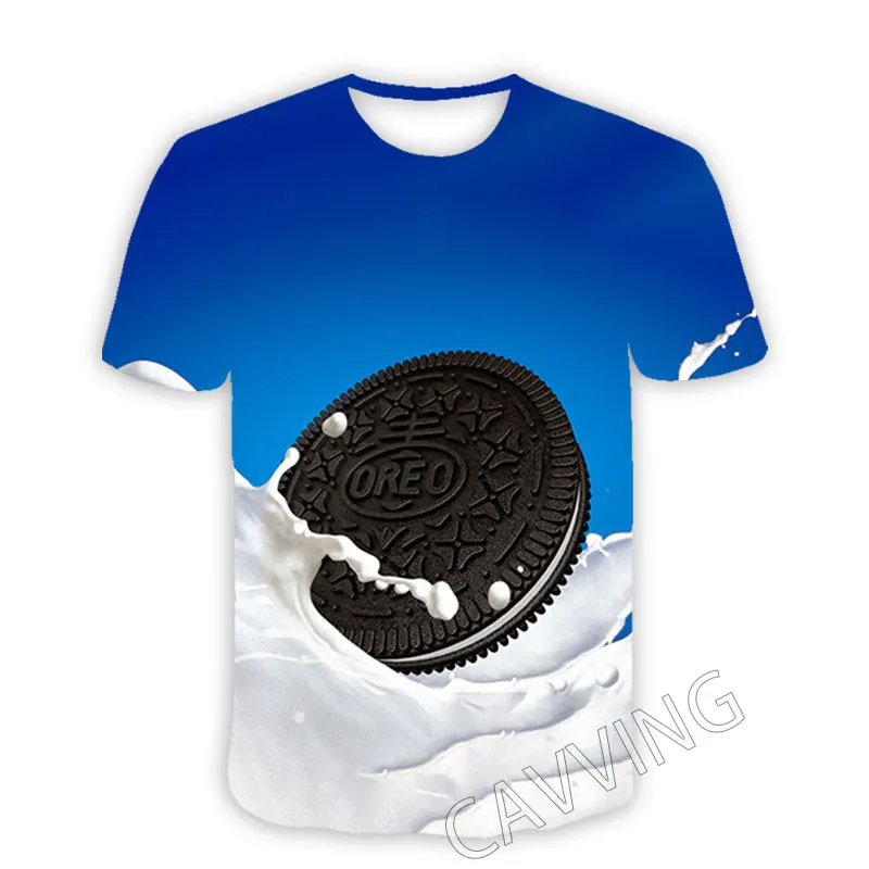 CAVVING 3D Printed  OREO  Casual T-shirts  Hip Hop T Shirts Harajuku Styles Tops Clothing for Men/women