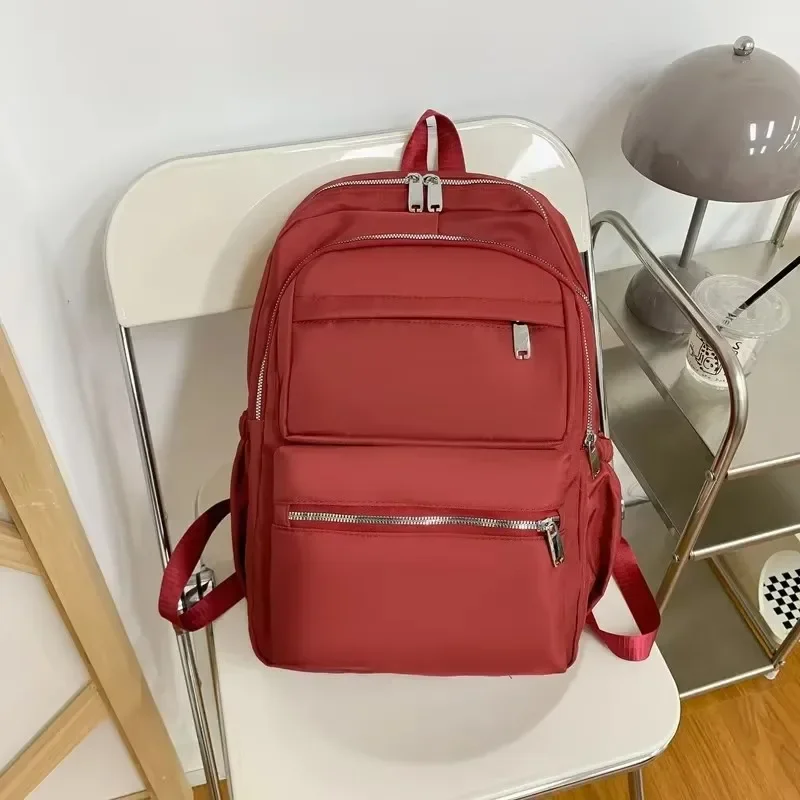

Large Capacity Backpacks Simple Commuting Solid Color Women's Bags on Sale 2025 High Quality Student Fashion New Backpacks