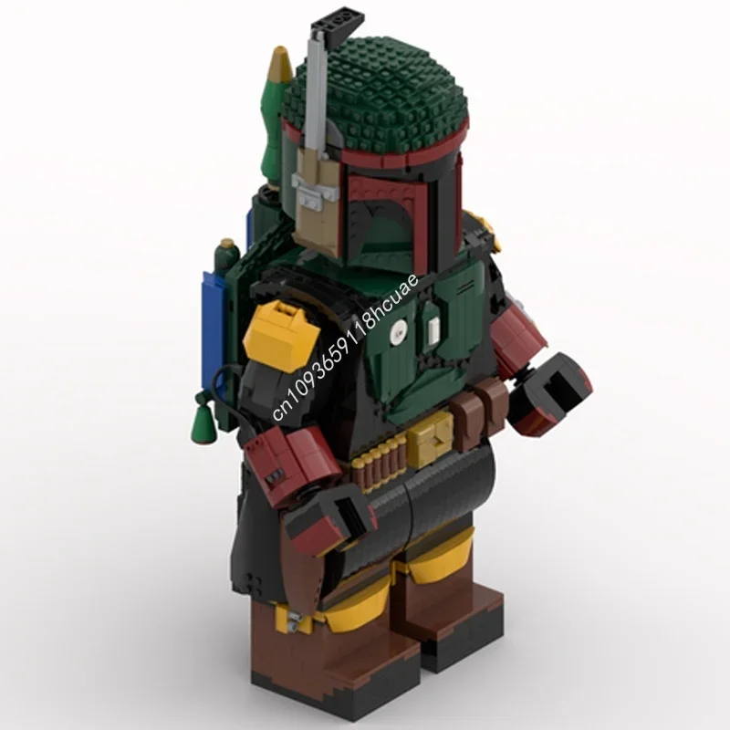 ตัวต่อ MOC บ็อบา เฟตต์ เมก้า ฟิกเกอร์ บุ๊ค สตาร์ แบทเทิล รุ่น 2526 ชิ้น ของเล่นตัวต่อประกอบเอง DIY สร้างสรรค์ ของขวัญคริสต์มาสสำหรับเด็ก ของขวัญวันเกิด