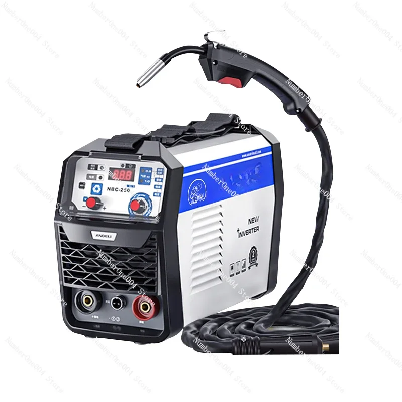 220V Welding Machine  Mini Semi-automatic Welding Machine Gas Free Flux Core Wire Inverter 1KG Capacity Welder