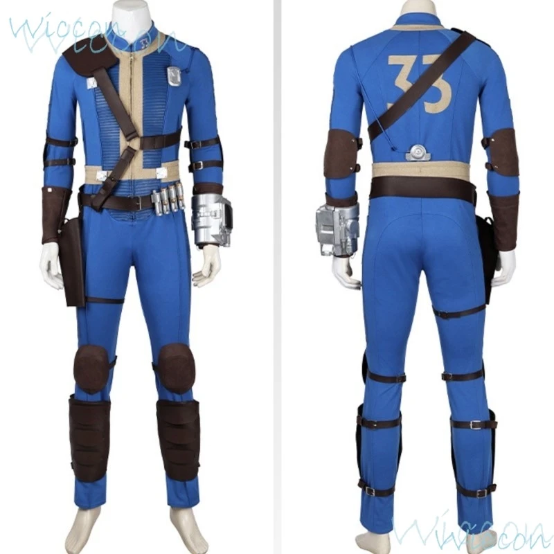 2024 Fall cos out Jumpsuit Cosplay Vault 33 Female Male Survivor Suit Cosplay costume Uniform Prop Halloween Party Overorder