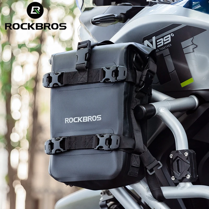 

ROCKBROS Motorcycle Bag Waterproof Side Luggage Motorcycle Travel Bag Quick-Release Riding Guard Bar Bag Bike Saddle Bag