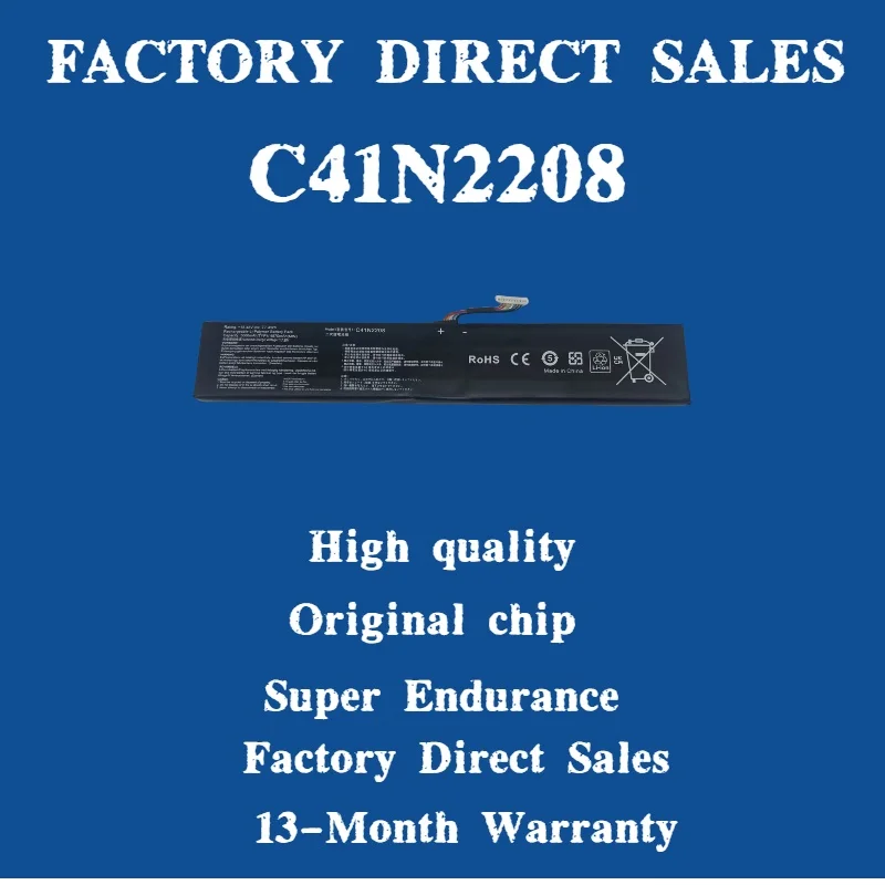 

New C41N2208 Battery For ASUS ROG ALLY Gaming Handheld series of RC71L/PC71L high capacity of 74Wh mod upgrade