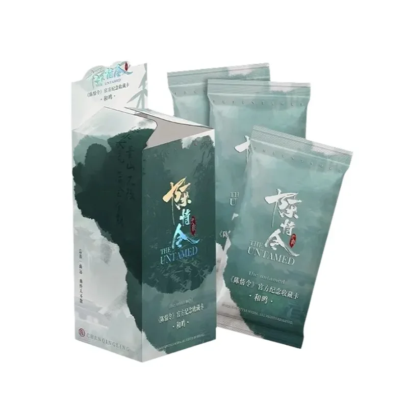 Random 1/3 Packs The Untamed Chen Qing Ling Photo Cards Set Official Licensed MDZS Character Trading Cards
