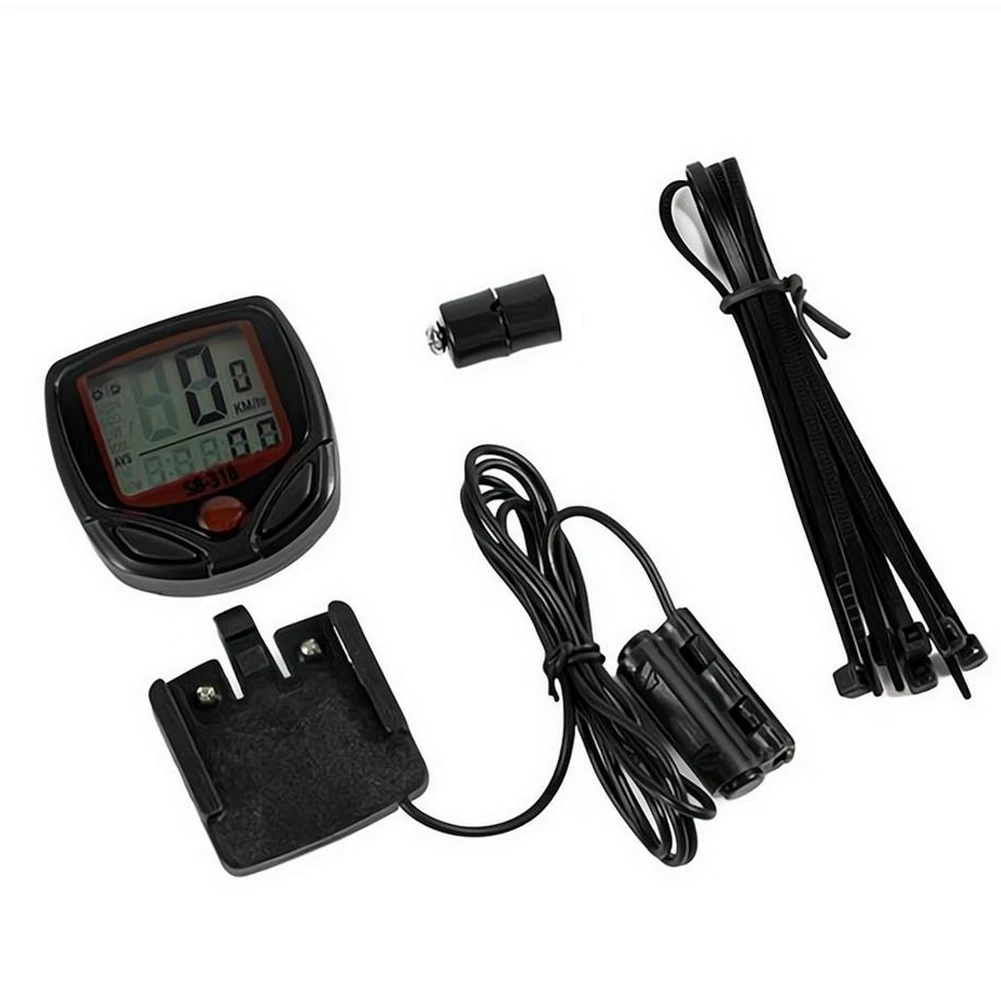 Bicycle Digital Computer Waterproof Large Screen Digital Bike Speedometer for Auto Riding Cycling Tracking Cycling Accessories