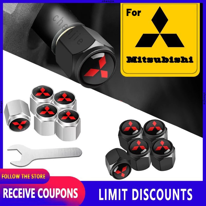 5PCS Mitsubishi Outlander car air valve cap Yi song Jin Xuan ASX Jin Chang modified special tire air valve cap anti-theft