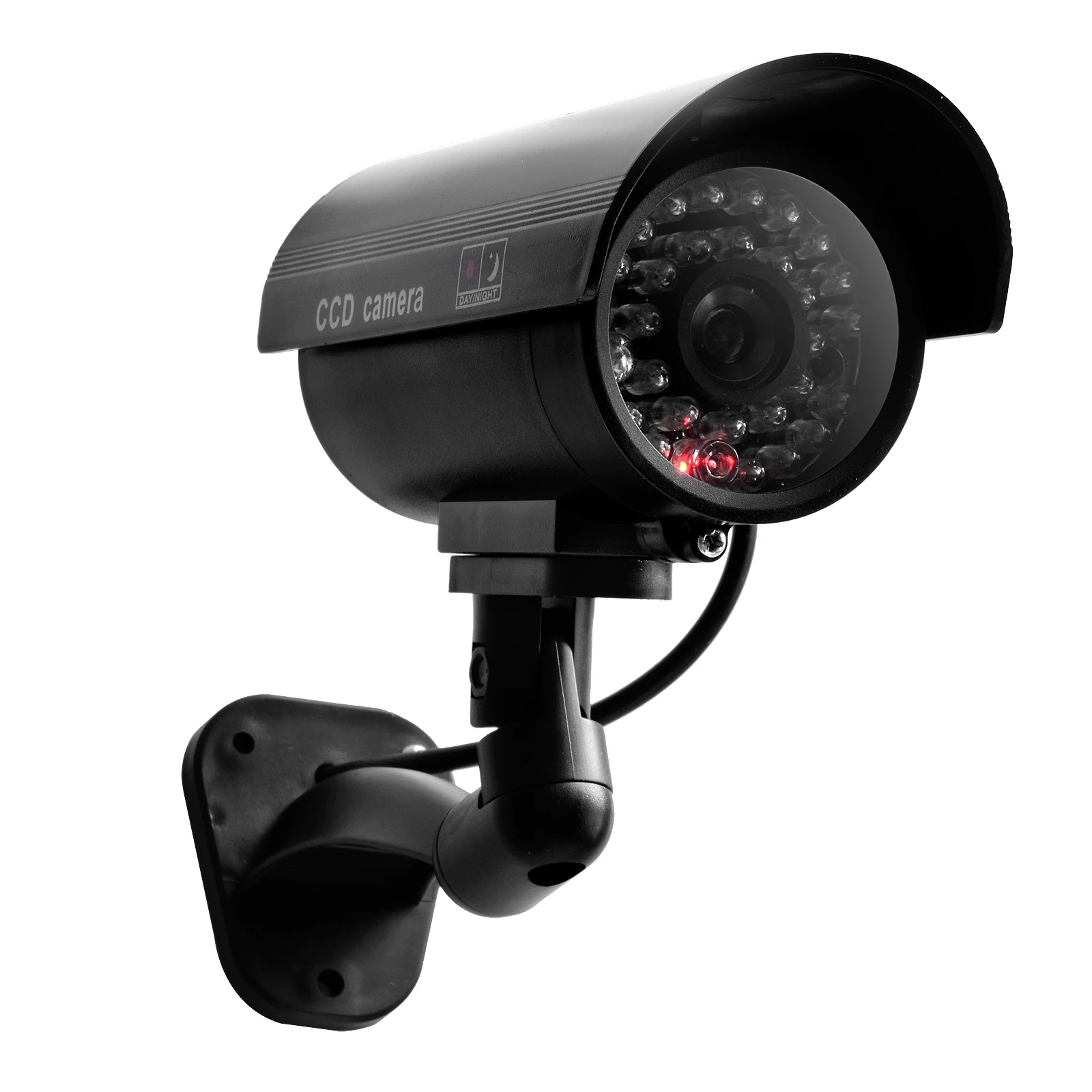 HONTUSEC-cámara simulada de seguridad CCTV, cámara falsa impermeable, Flash LED IR, Led rojo, cámara de seguridad para el hogar, cámara de vigilancia