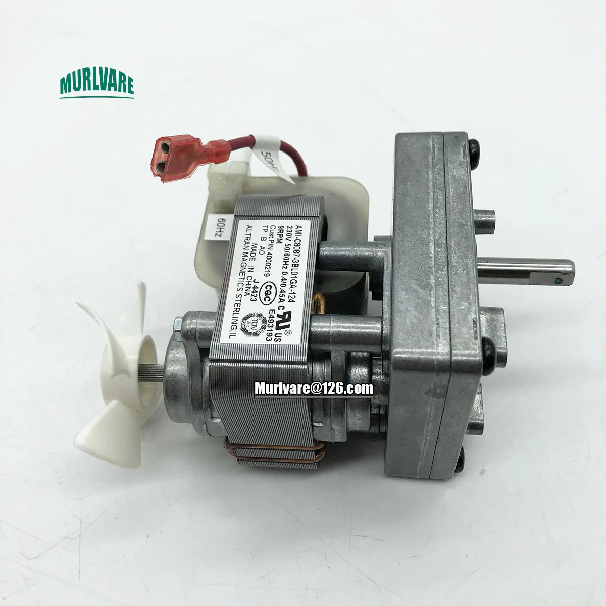 العرف P/N 4000219   220 فولت 9 دورة في الدقيقة AMI-C8087-3BL01GA-124 سلسلة المحرك ل Antunes Roundup B3715UI-095 هاتكو محمصة الخبز استبدال