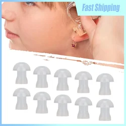 10pcs Universal Hearing Aid Small Silicone Cover Hearing Aid Medium Replacement Earplugs Hearing Aid headset Large Earplugs