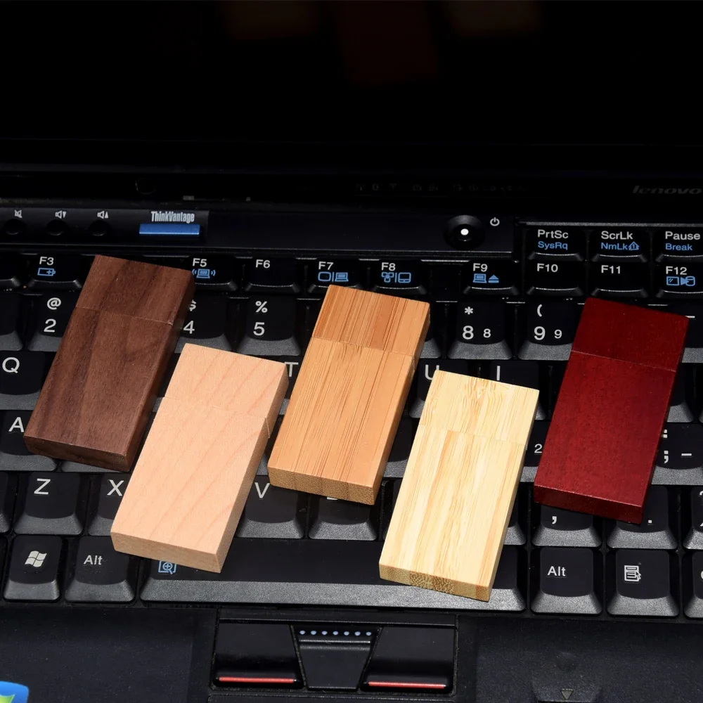 10 шт./лот деревянный флэш-накопитель USB 3,0 для фотографий, свадебные подарки, бесплатный индивидуальный логотип, карта памяти 128 ГБ, деревянные флешки из ореха, 16 ГБ