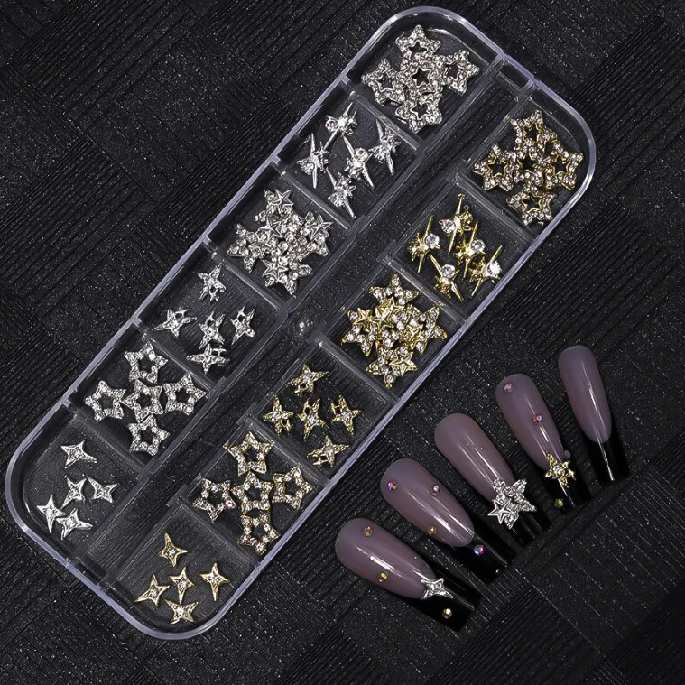 30/60Pcs Star Nail … - image