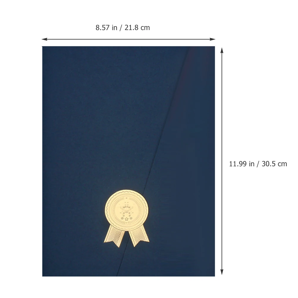 

Cover A4 Red Color Award Decorative Paper Holder Staff Appreciation Folder Presentation Holders Certificate Protective Envelope