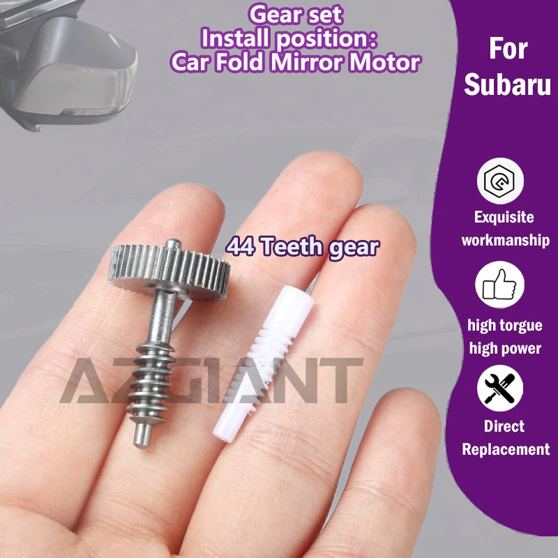 

1/5PCS AZGIANT For Subaru Legacy Outback BRZ Impreza Forester XV Car 44T metal gear of Power Folding Unit Mirror Actuator Motor