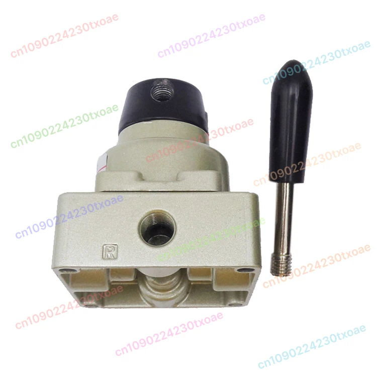 High Pressure Manual Rotary Valve 4 Port 3 Position Selector Switch For Pneumatic System Air Control
