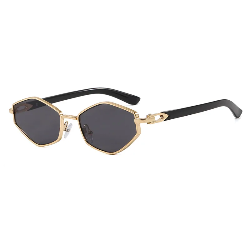 2026 New Irregular Rhombus Polygon Sunglasses for Women, Unique High-End European & American Style Trendy Sun Glasses