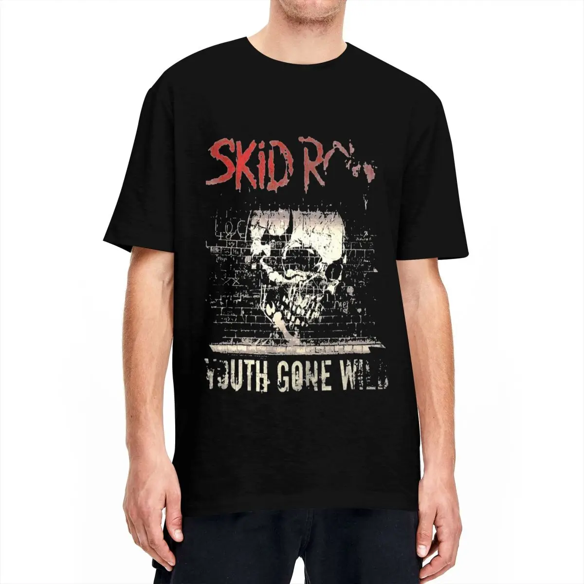 Skid Row Heavy Meta Band T Shirts Men Women's Pure Cotton Novelty T-Shirt Youth Gone Wild Tee Shirt Short Sleeve Tops Plus Size