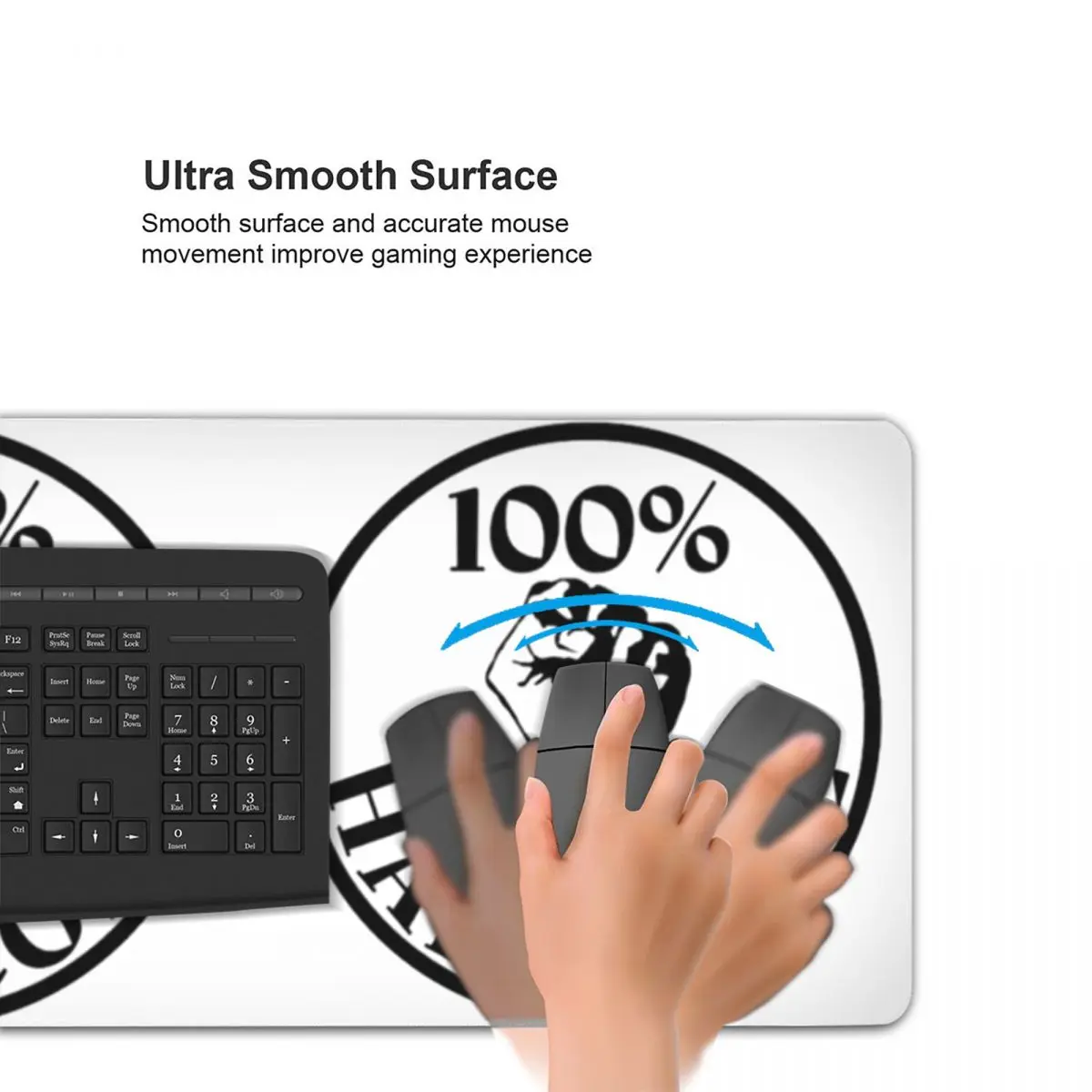 Alas Mouse Besar Tegar Alas Mouse Keyboard Komputer Alas Meja Laptop PC Gaming Alas Meja Aksesori Kantor