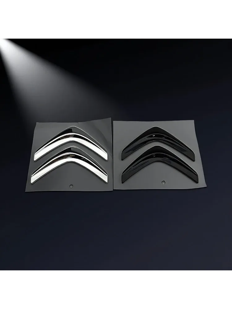 Logo arrière Citroën de qualité OEM pour C1 C2 C3 C4 C5 Berlingo Picasso, emblème chromé ABS, ajustement parfait, Badge de remplacement pour hayon de coffre