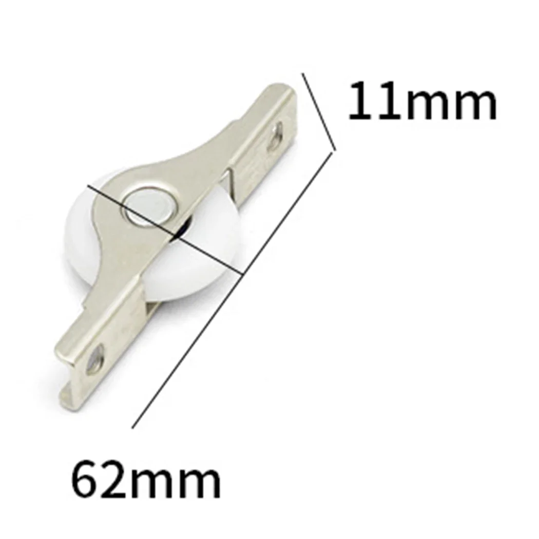 6pcs Pulley Cabinet Casement Single Roller Pulley Kitchen Bathroom Wardrobe Sliding Door Roller Nylon Wheel