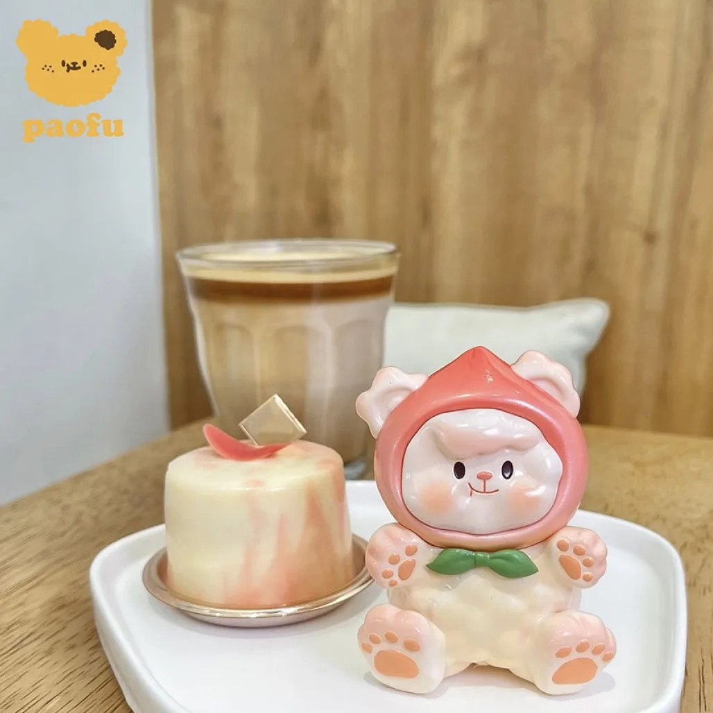 Watermelon Class Little Puff 2nd Birthday Baby Strawberry Popcorn Peach Doll Action Figure Kawaii Model Doll Toys Real Shot