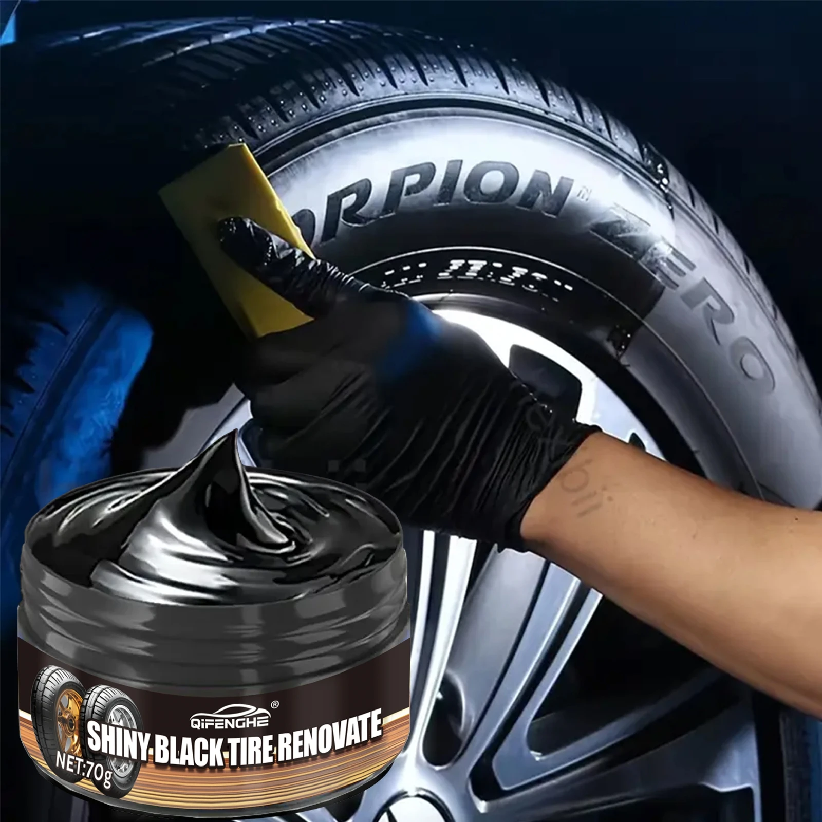 Ultimate Tire & Wheel Shine Wax - Restores Faded Paint, Protects from Cracks, and Enhances Interior Finish for Cars, RVs,
