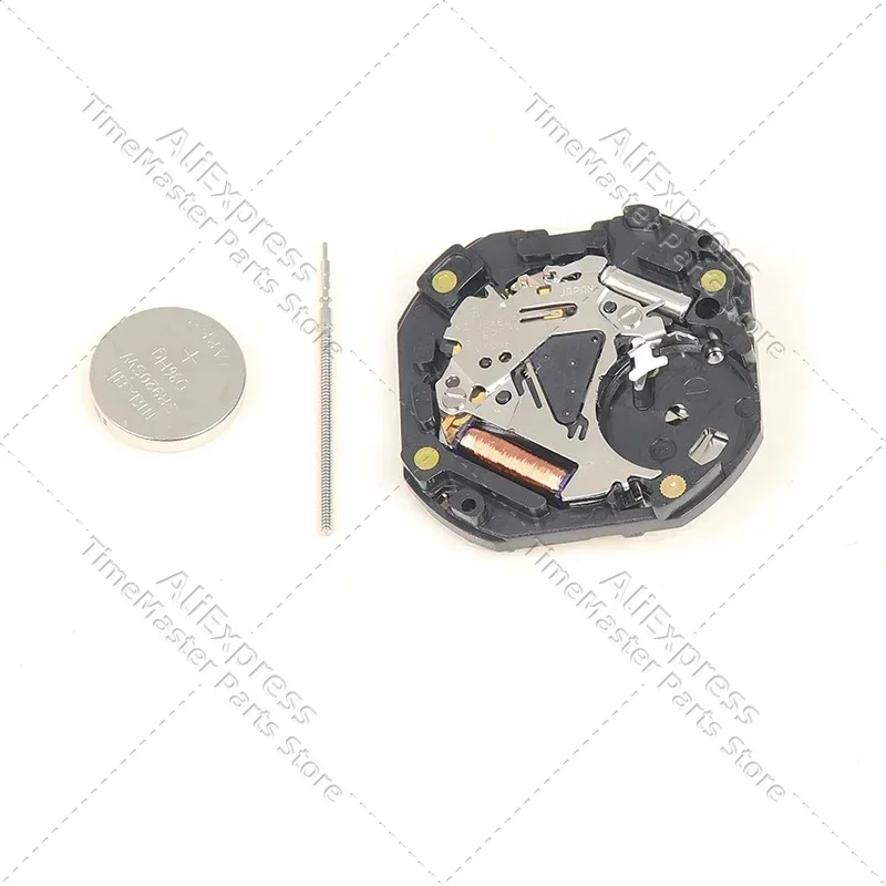 Para reloj de cuarzo VX3JE VX3J movimiento analógico de cuarzo 10 1/2 ''movimiento delgado/3 manecillas (H/M/S) y 3 ojos día/fecha/24 horas.