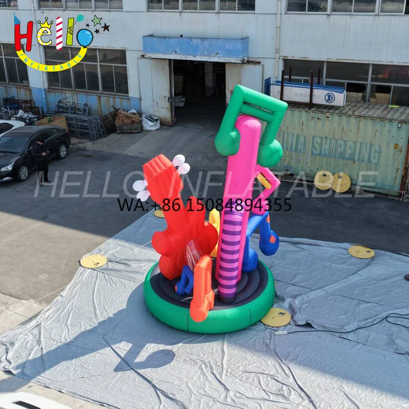 Music Stage Props Decoration Inflatable Guitar, Inflatable Electric Guitar Bass Guitar Model Custom