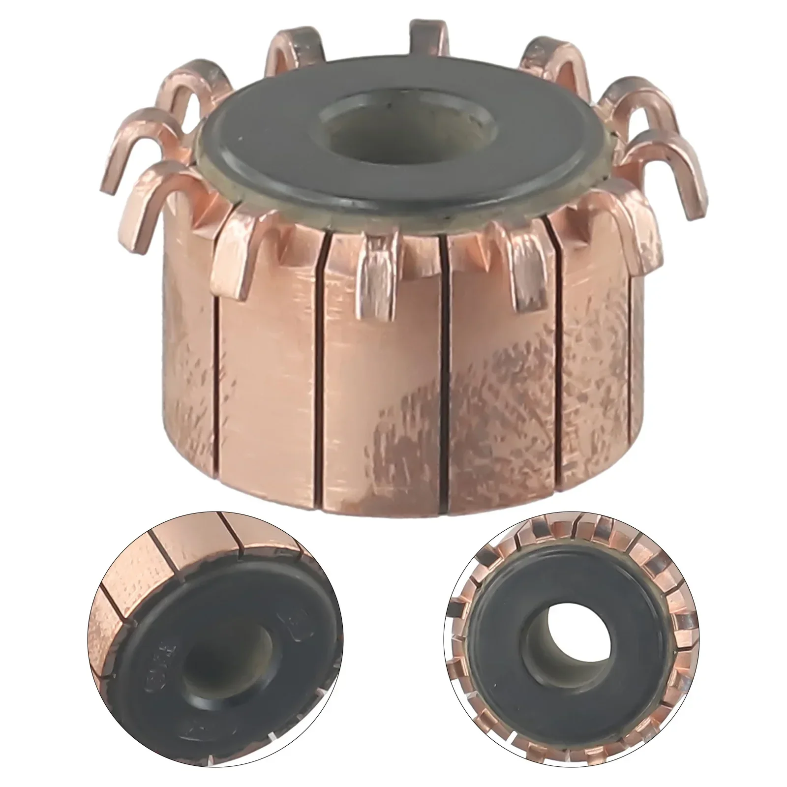 Boost Your Motor's Performance 1Pcs 12P Teeth Copper Hook Type Electrical Motor Commutator Perfect for Power Tools