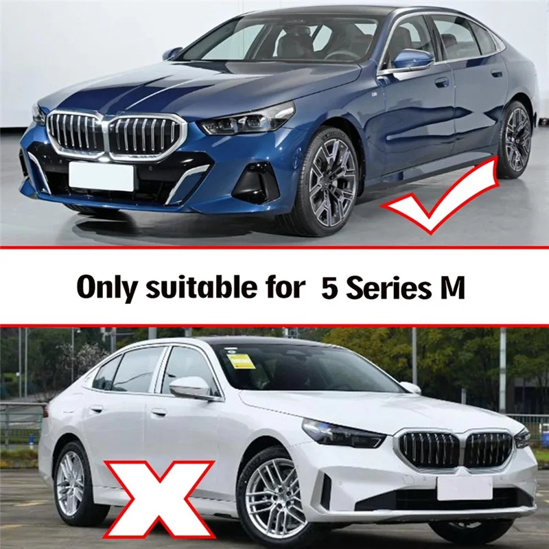 

A90E-Car Mudguard Fender Mud Flaps Splash Guards For BMW 5 Series M Sport G60 2024 Accessories