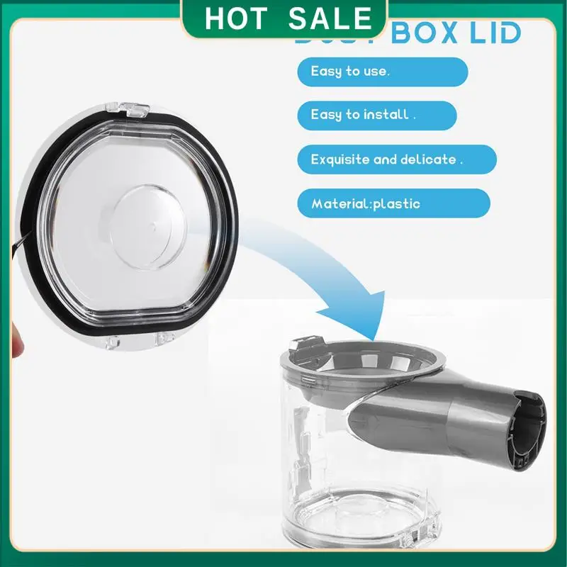 

24-Hour Delivery Dust Bin Lid For Dyson V7 V8 SV10 Vacuum Cleaner Dust Bin Base Parts Dust Bin Door Dirt Cup Lid Dust Box Lid