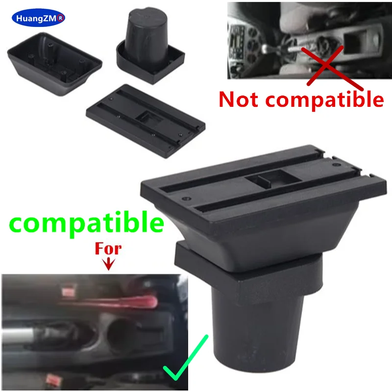 For Ford Focus mk1 Armrest Box For Ford Focus Car Armrest box Center Storage box cup holder Dedicated Retrofit Car Accessories