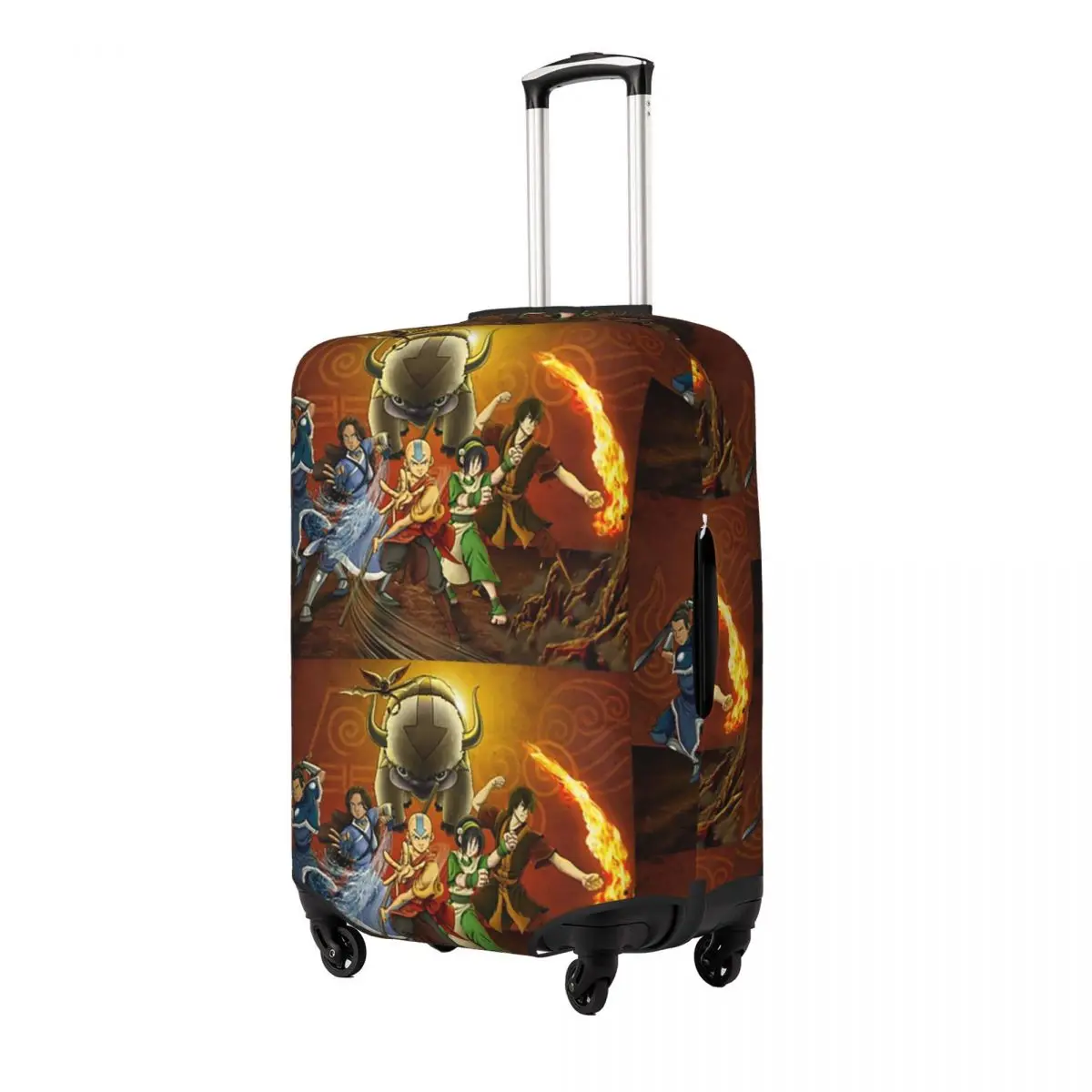 

The Last Paintbender Team Avatar Ultimate (3) Suitcase Cover Protection Elastic Travel Luggage Protector Covers for 18-32 Inch