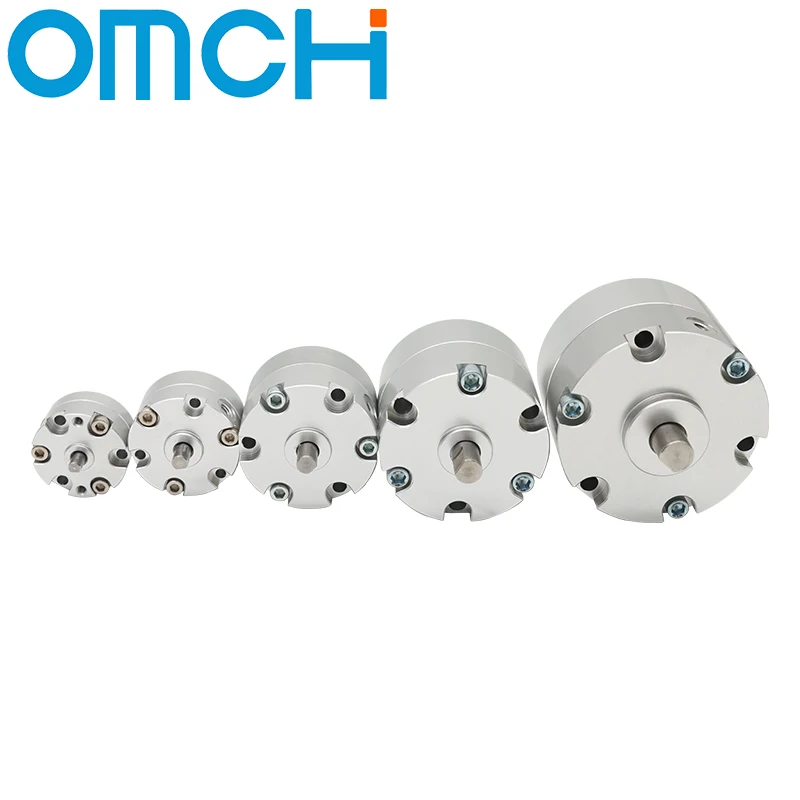 OMCH CRB2BW Series Bore10/15/20/30/40 SMC Type Air Rotary Pneumatic Cylinder Single Blade Double Axis Aluminum Alloy