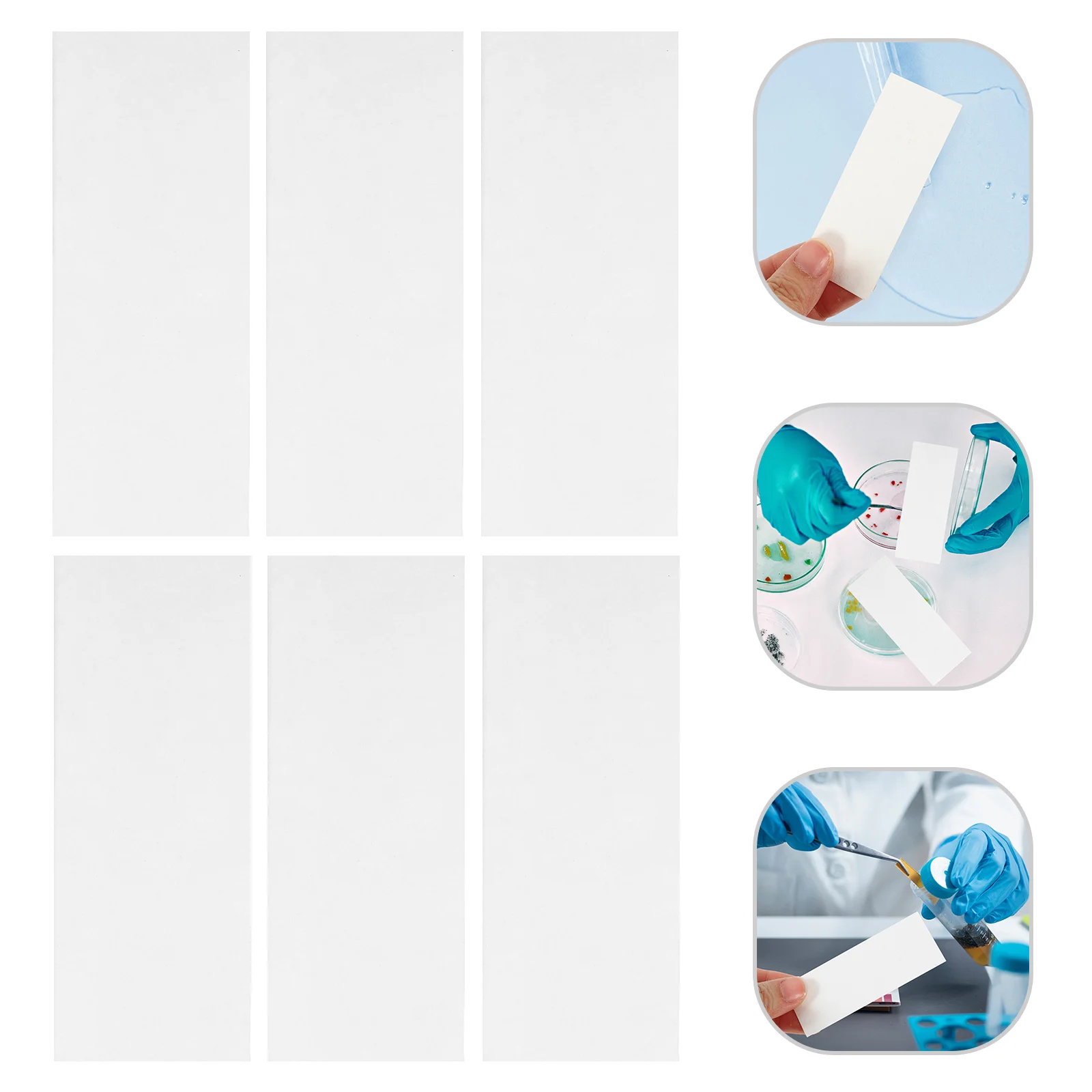 

500 Sheets Paper Laboratory Dust Removal Paper Cleaning Supplies 28x75mm Dust Removal Tissues Teaching Equipment