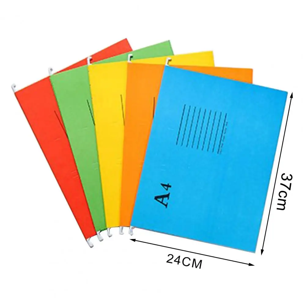 20 Pcs Hanging File Folders Document Organizer With Tabs For Identify File Clip Board Assorted Color Document Organization Tool