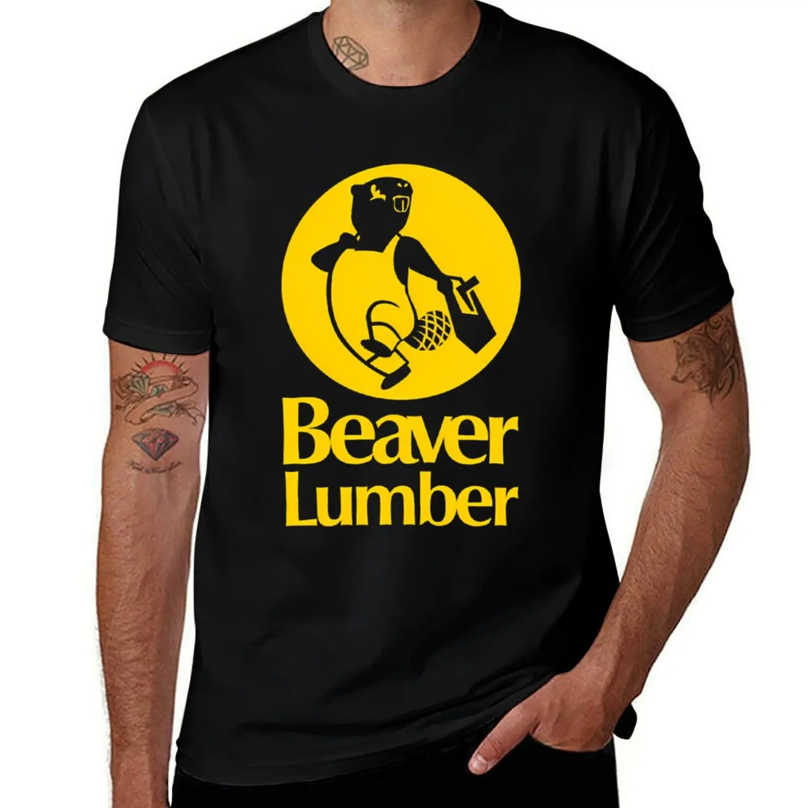 Футболка Beaver Lumber Basic Plain Tee для весны и лета