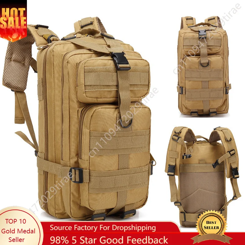 Classic Tactical Backpack Travel Sports Camouflage Bag Outdoor Climbing Hunting Backpack Fishing Hiking Nylon 3P Pack Bag