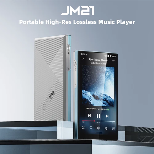 Imagen 1 del producto FiiO JM21(3+32GB) Android 13 Reproductor de música de alta resolución MP3 con Snapdragon 680, Bluetooth WiFi USB DAC 12.5H Tiempo de reproducción