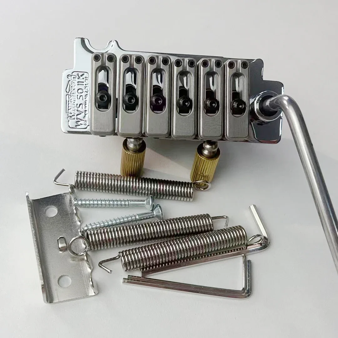 Brand new Wilkinson WVS50IIK electric guitar vibrato bridge tremolo system with matching satin saddle chrome plated high quality