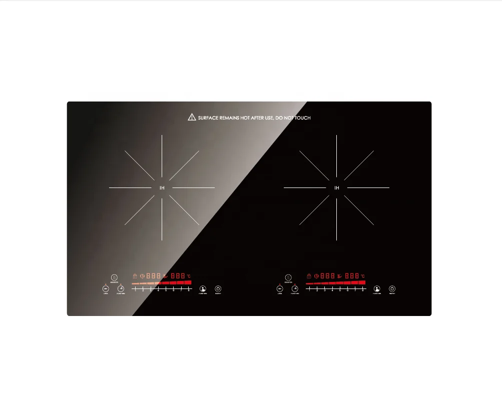 EGO Half Bridge Market Multi- Hob Vetro Ceramic Stove Commerical Induction 2 Burners Cooker