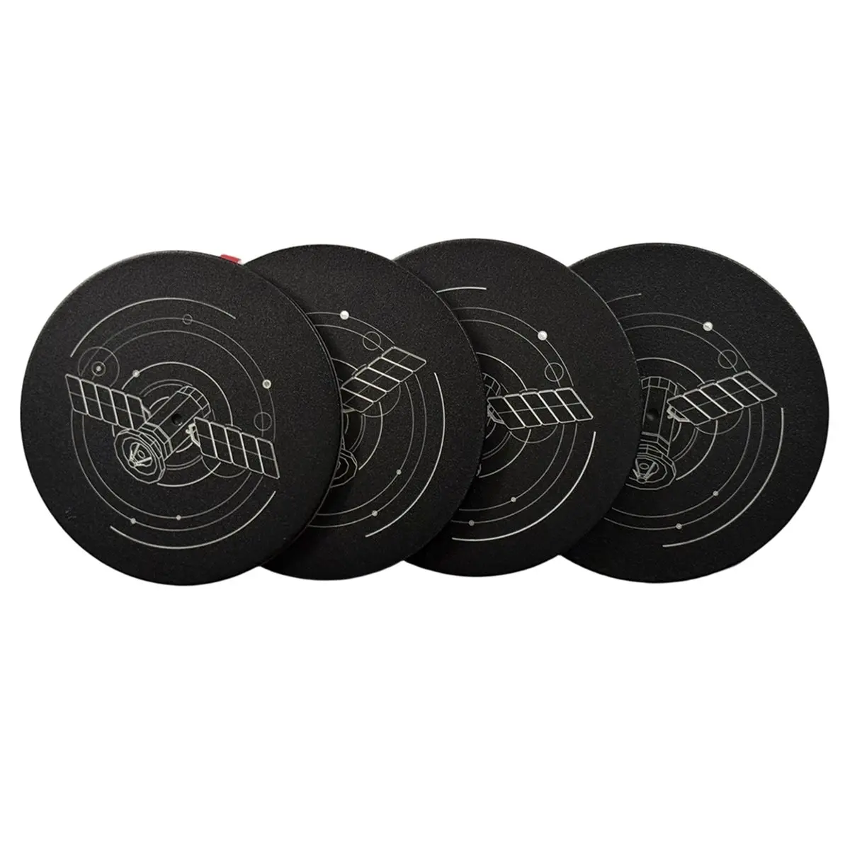 A49T 4PCS for Mini/Gen3 Magnetic Mount Plates Metal Plate Magnetic Pads for Satellite Dish Magnetic Car Mount
