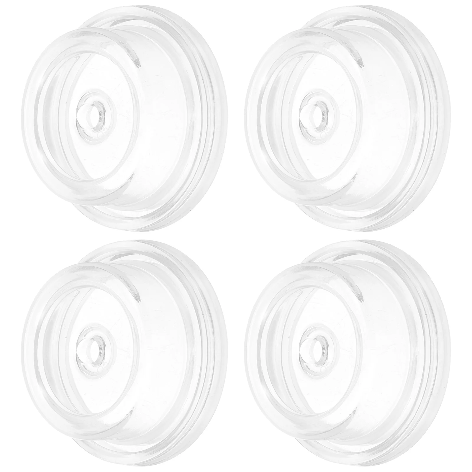 4 قطعة ملحقات الرضاعة الطبيعية من السيليكون أكواب تخزين الحليب المقاومة للتسرب سهلة الحمل لمستلزمات التمريض الجديدة #3