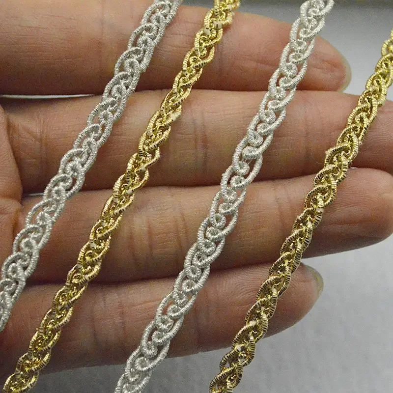 5Meters/16.4Ft Per Pack New Style Lace Trim Clothing Accessories DIY Lace Curtain Trim Clothing X8 Pattern Lace Trim