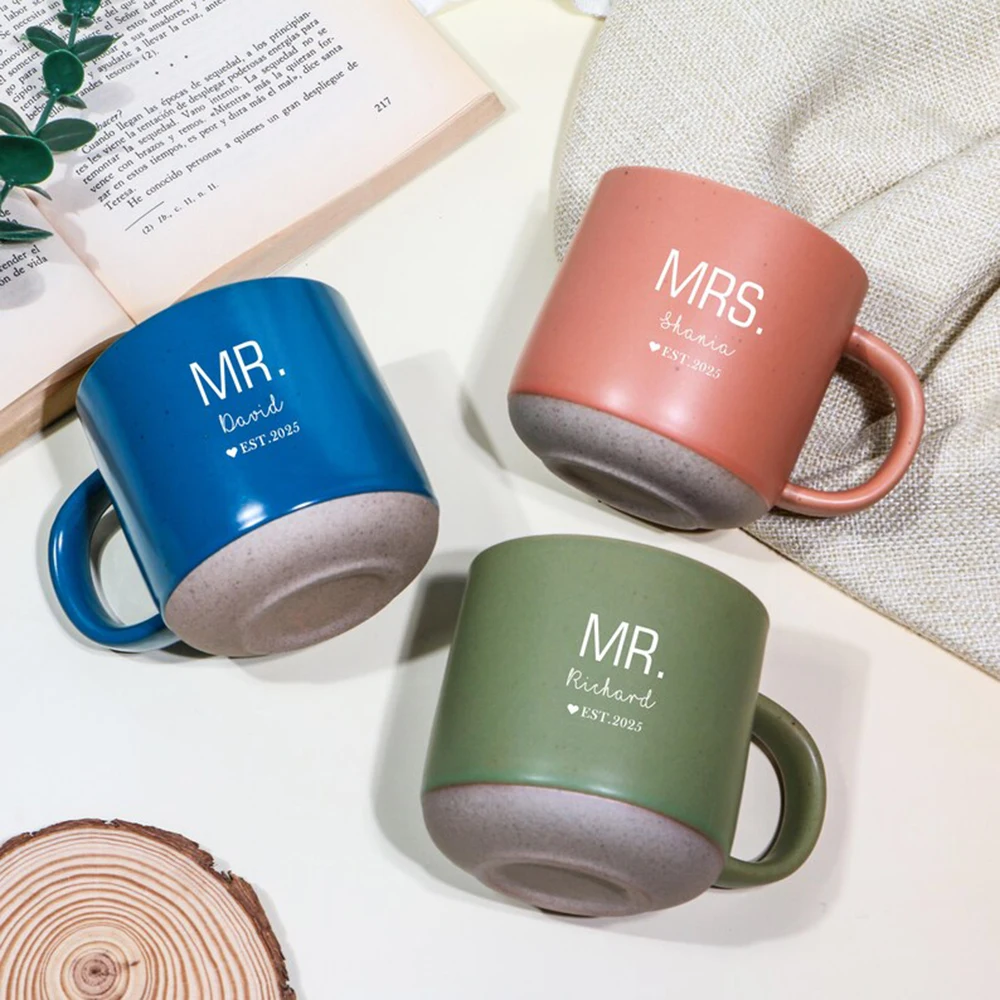 

Custom Ceramic Cup Personalized Name Design Cup Bridesmaid And Groomsman Souvenir Parents Anniversary Gift Home Office Supplies