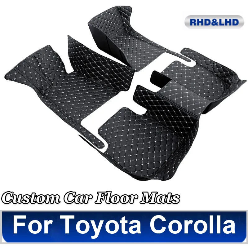 Car Floor Mats For Toyota Corolla E120 2001~2007 Waterproof Protection Car Mats Acesorios Para Autos Car Accessories