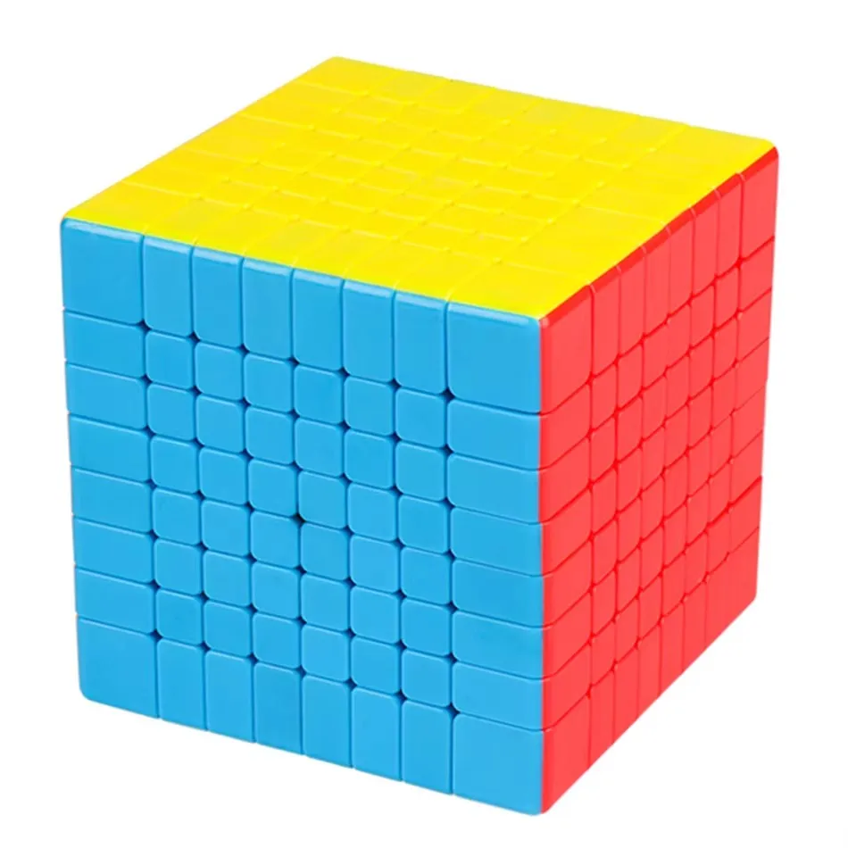 MOYU Speedcube Meilong Magic Cube Stickerless 4x4 5x5 6x6 7x7 8x8  Speed Puzzle Cubes Toys Gift